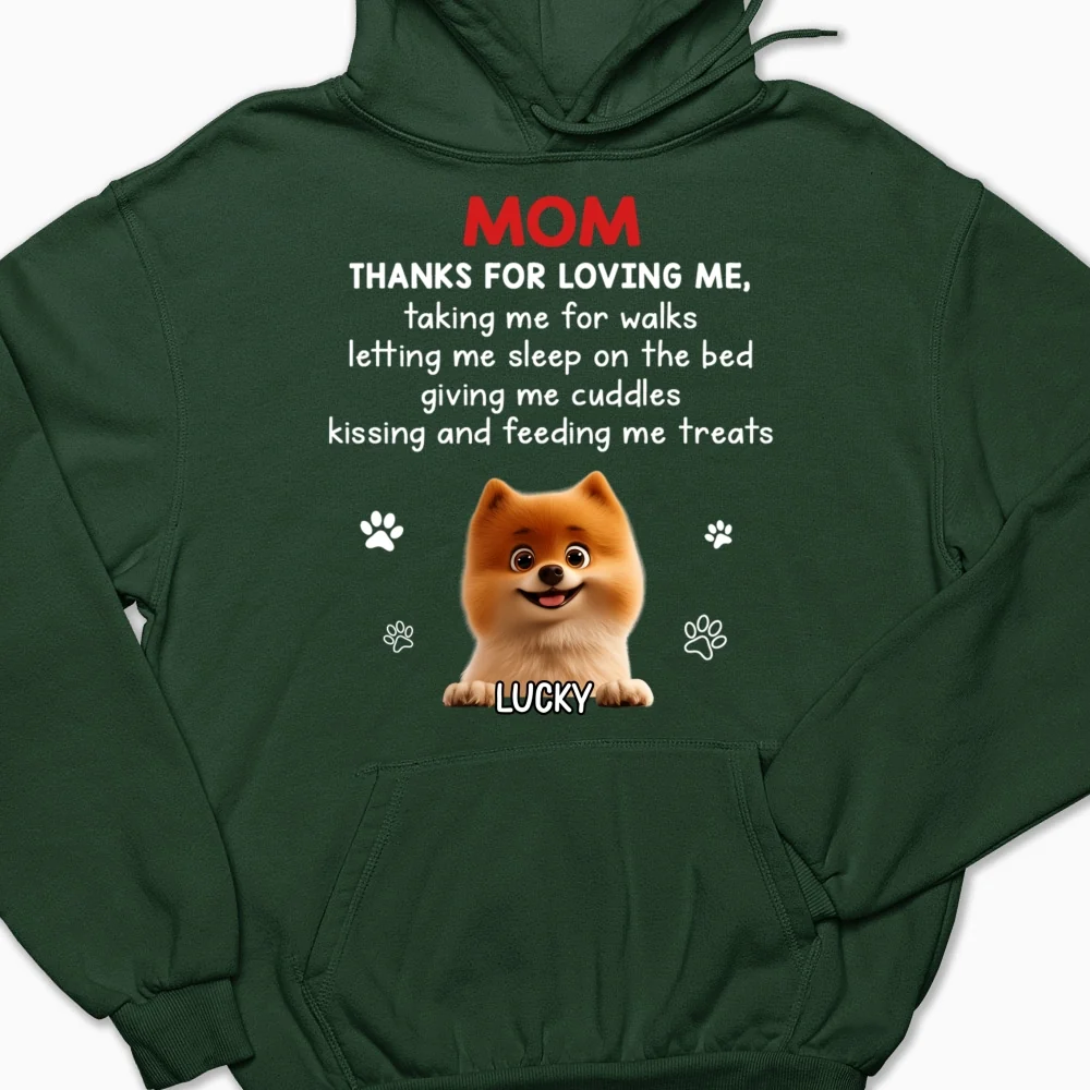 Thank You For Loving Me - Personalized Custom Hoodie - Image 8