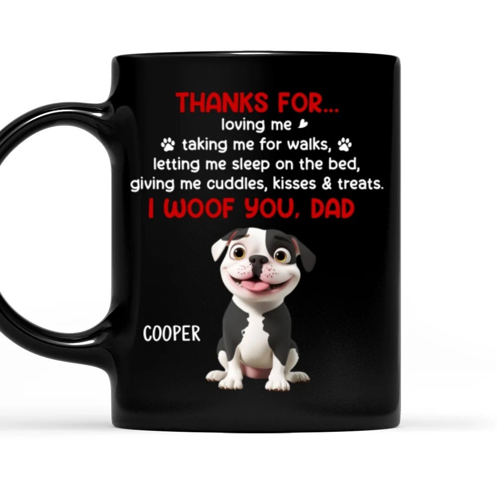 Thanks Daddy - Personalized Custom Coffee Mug - Image 7