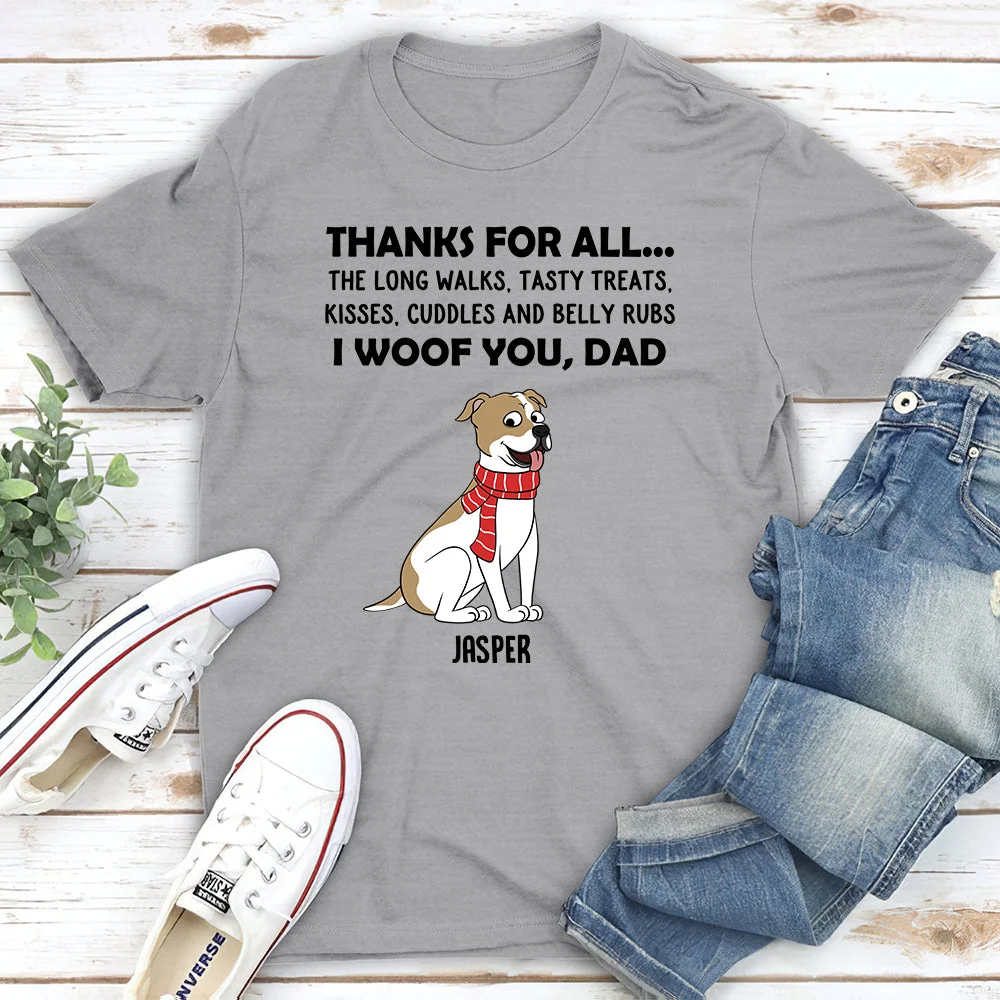 Thanks For All... - Personalized Custom Premium T-shirt - Image 4