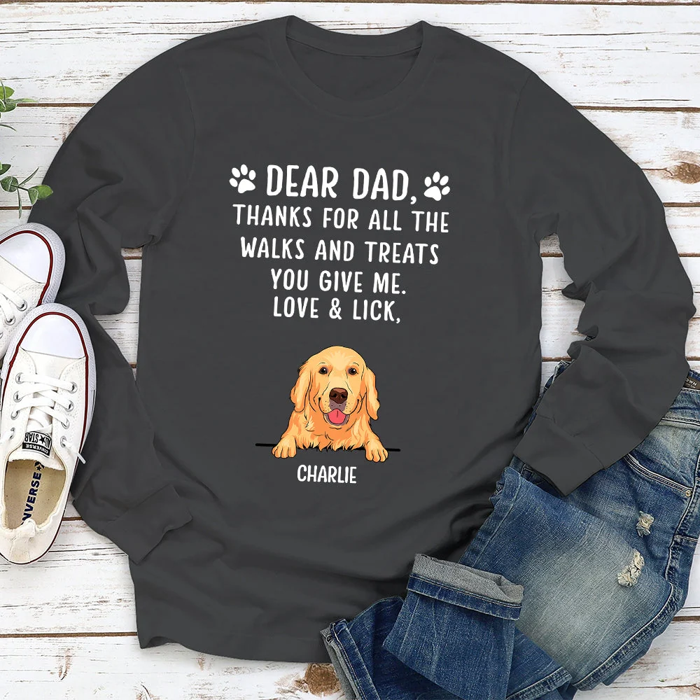 Thanks For All The Treats - Personalized Custom Long Sleeve T-shirt - Image 2