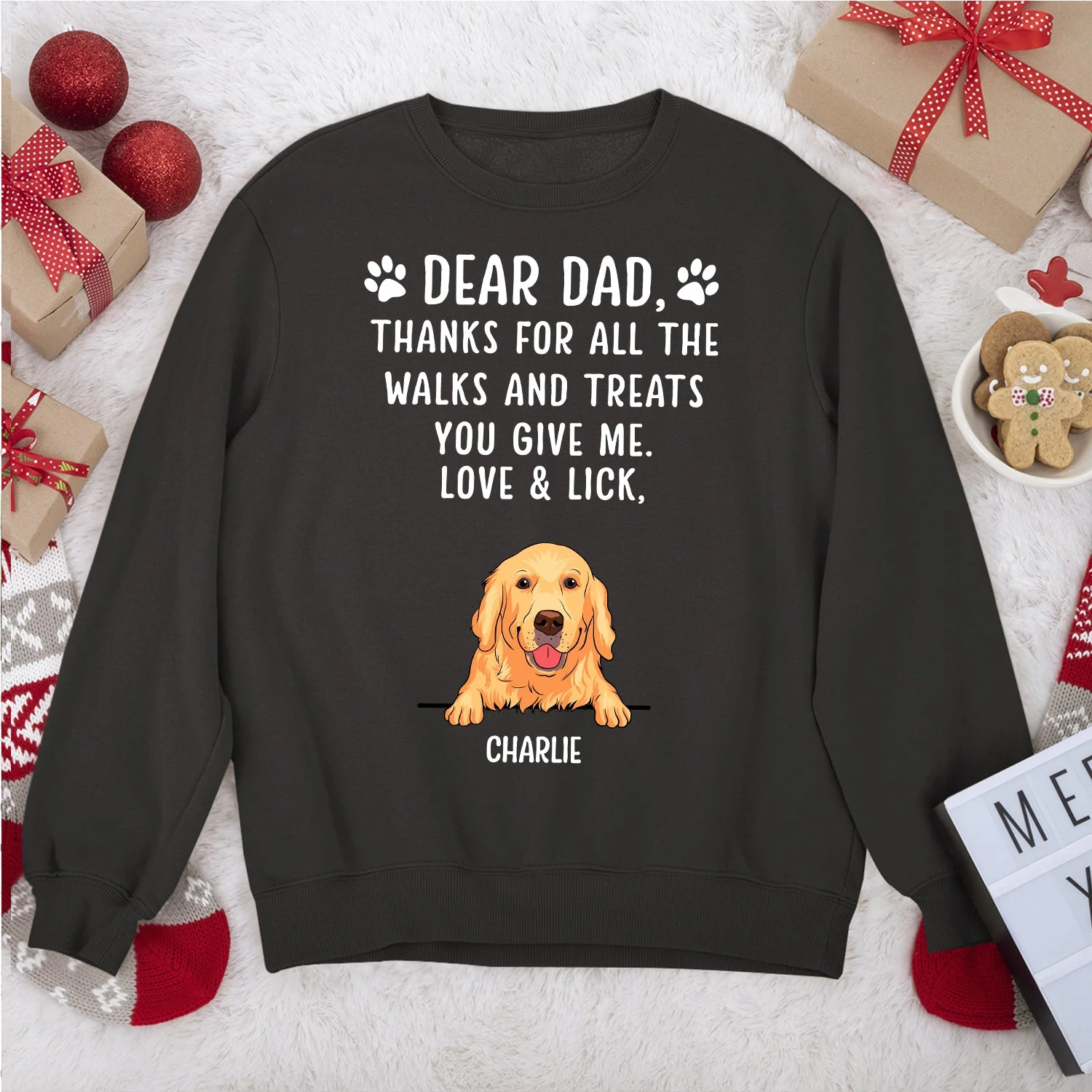 Thanks For All The Treats - Personalized Custom Sweatshirt - Image 3