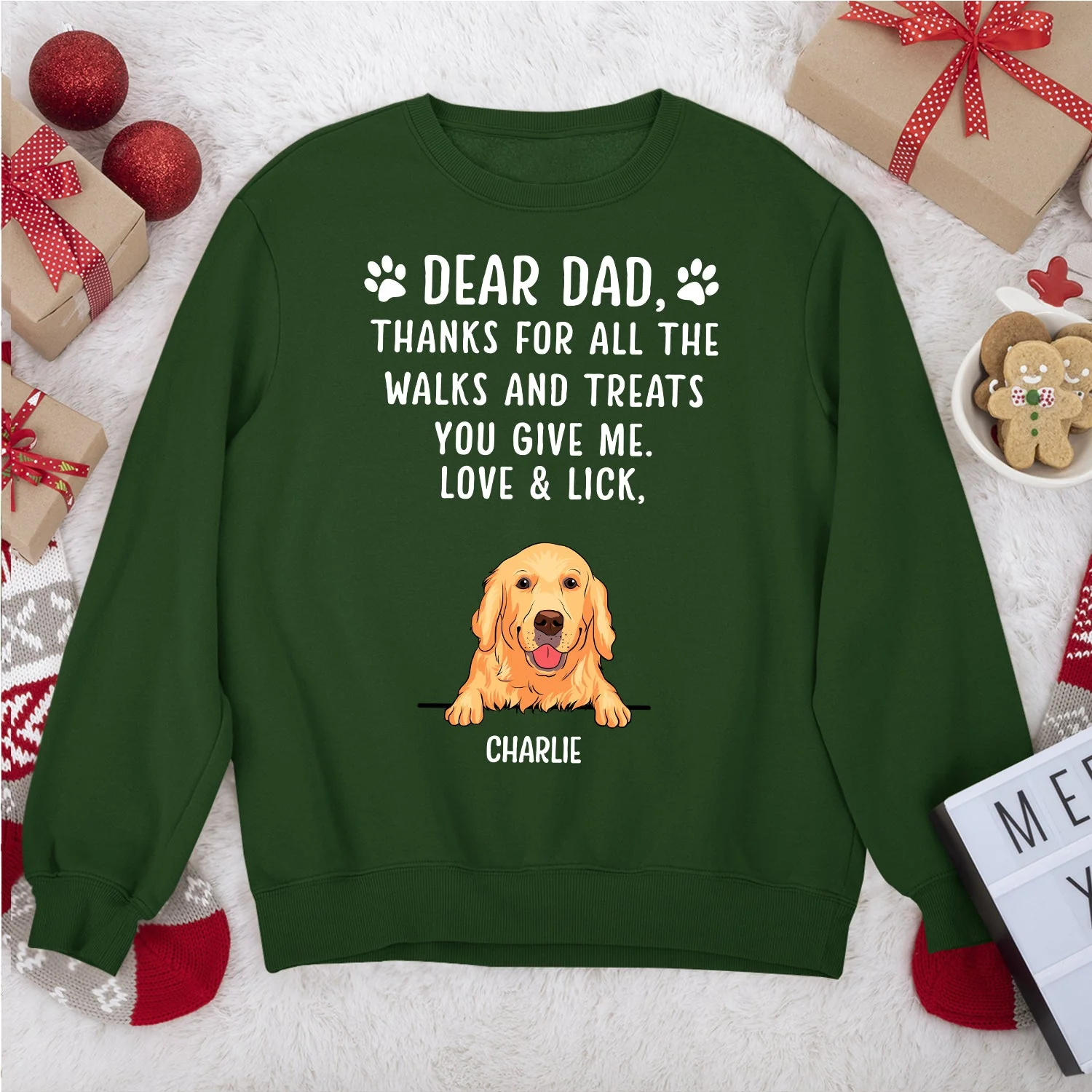 Thanks For All The Treats - Personalized Custom Sweatshirt - Image 4