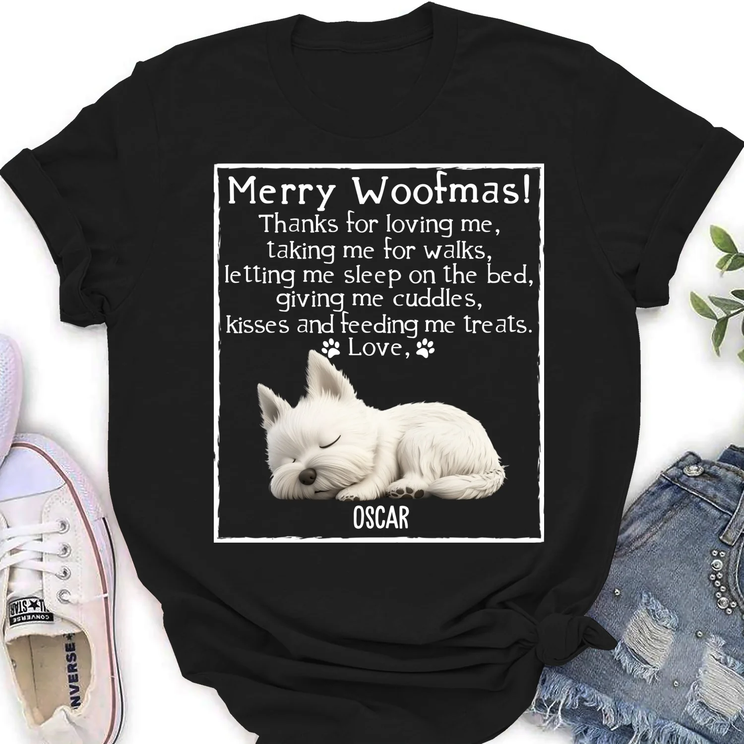 Thanks For Everything You Give Me - Personalized Custom Women's T-Shirt - Image 6