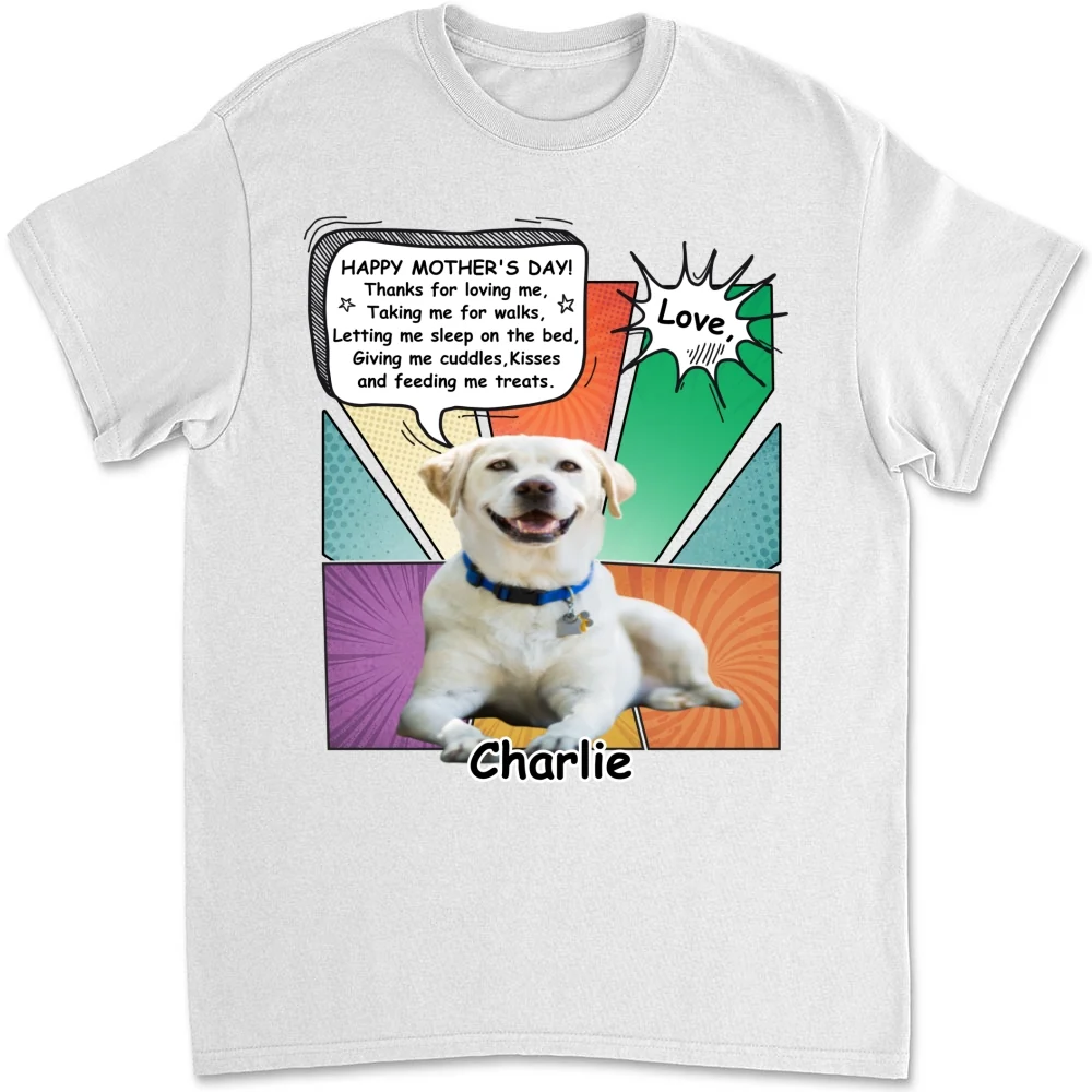 Thanks For Loving Me Mom Retro Photo - Personalized Custom Shirt - Image 4