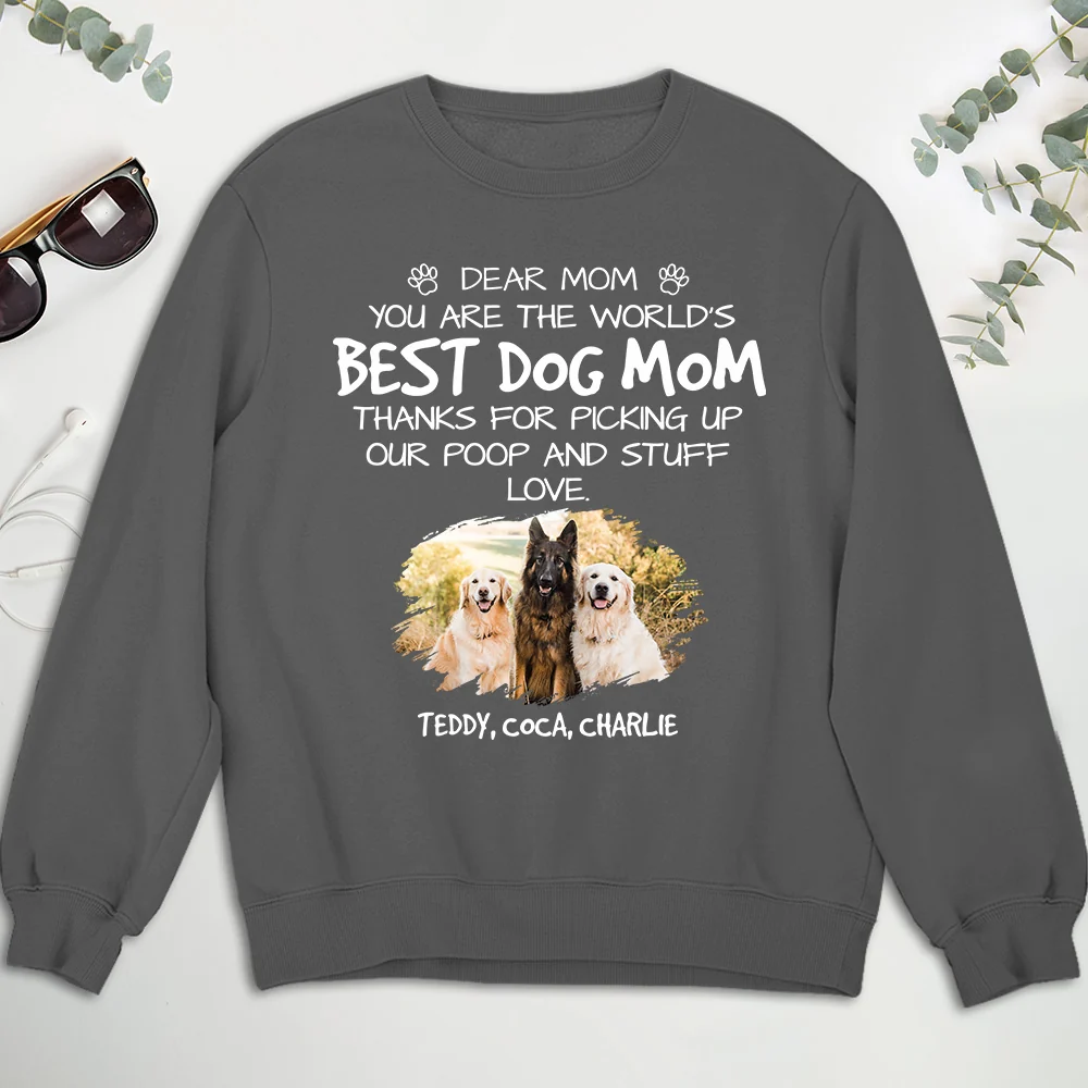Thanks For Picking My Poop Photo - Personalized Custom Shirt - Image 4
