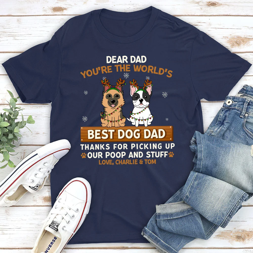 Thanks For Simple Dog Mom - Personalized Custom Unisex T-shirt - Image 2