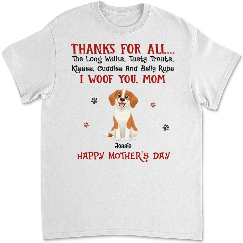 Thanks For Tasty Treats - Personalized Custom Unisex T-Shirt - Image 5