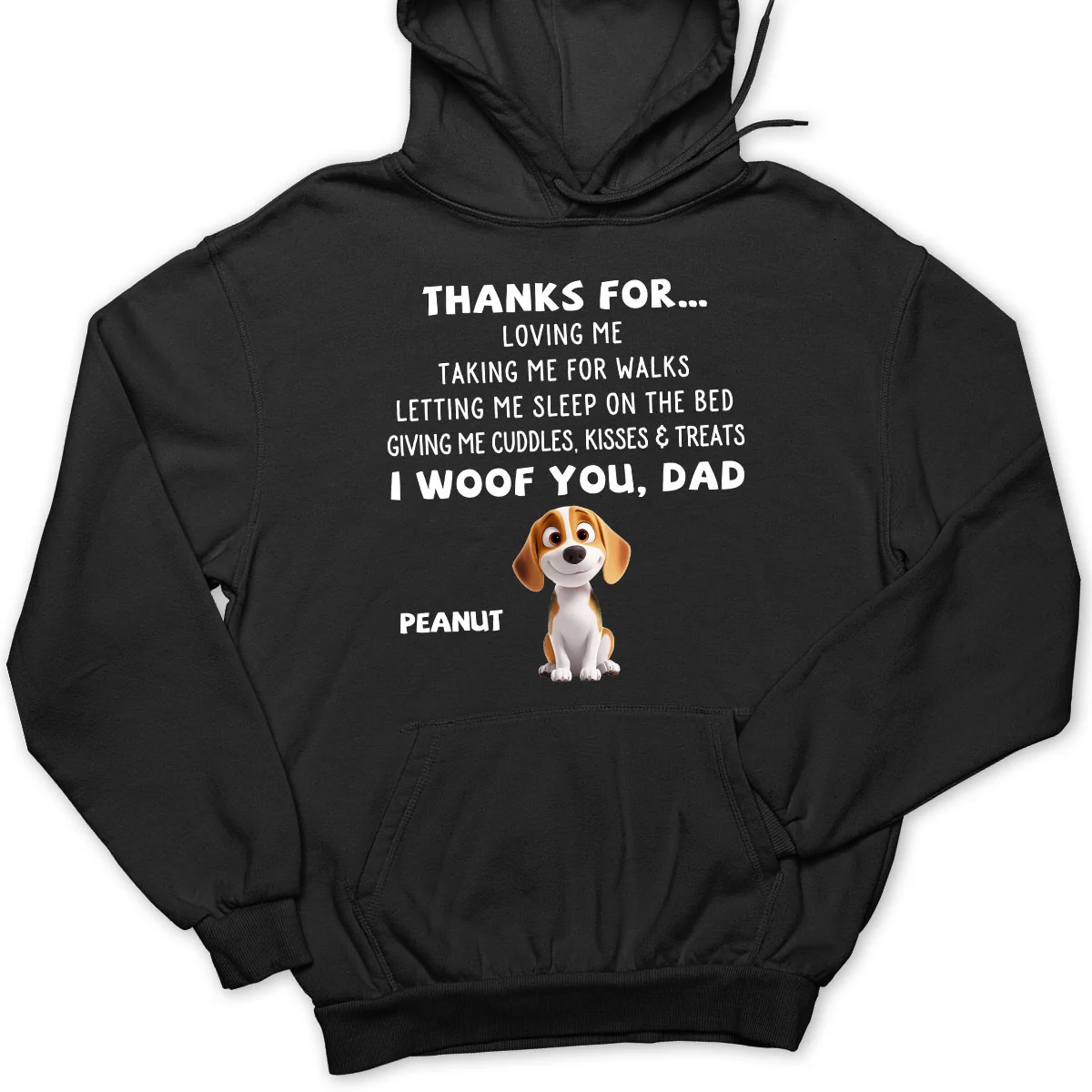 Thanks For Things You Do Cartoon - Personalized Custom Hoodie