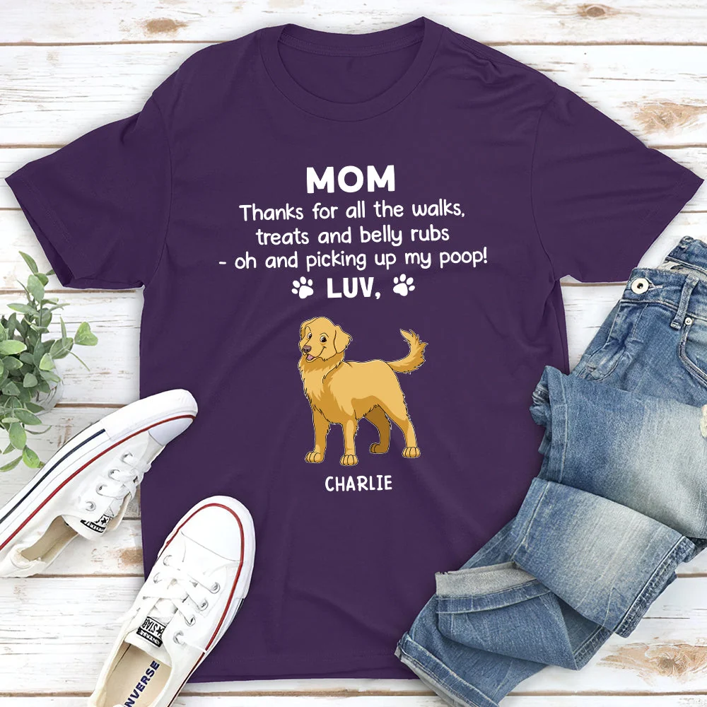 Thanks My Dad - Personalized Custom Unisex T-shirt - Image 2