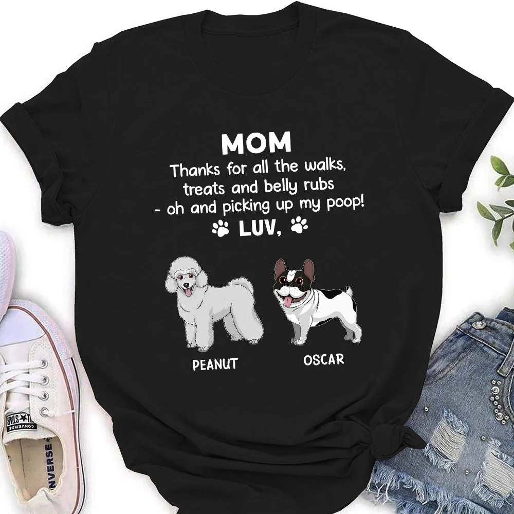 Thanks My Dad - Personalized Custom Women's T-shirt