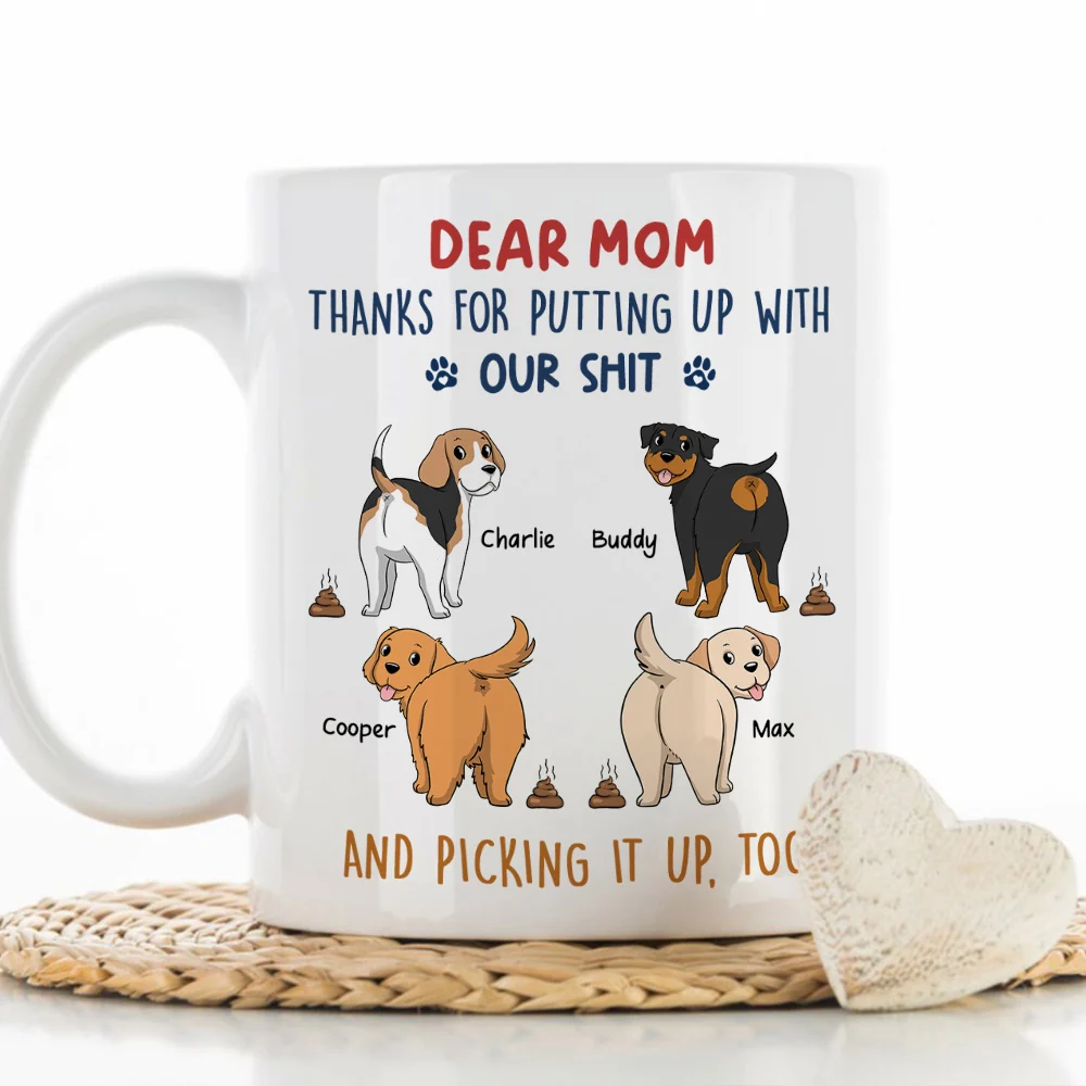 Thanks You For Putting Up - Personalized Custom Coffee Mug - Image 2