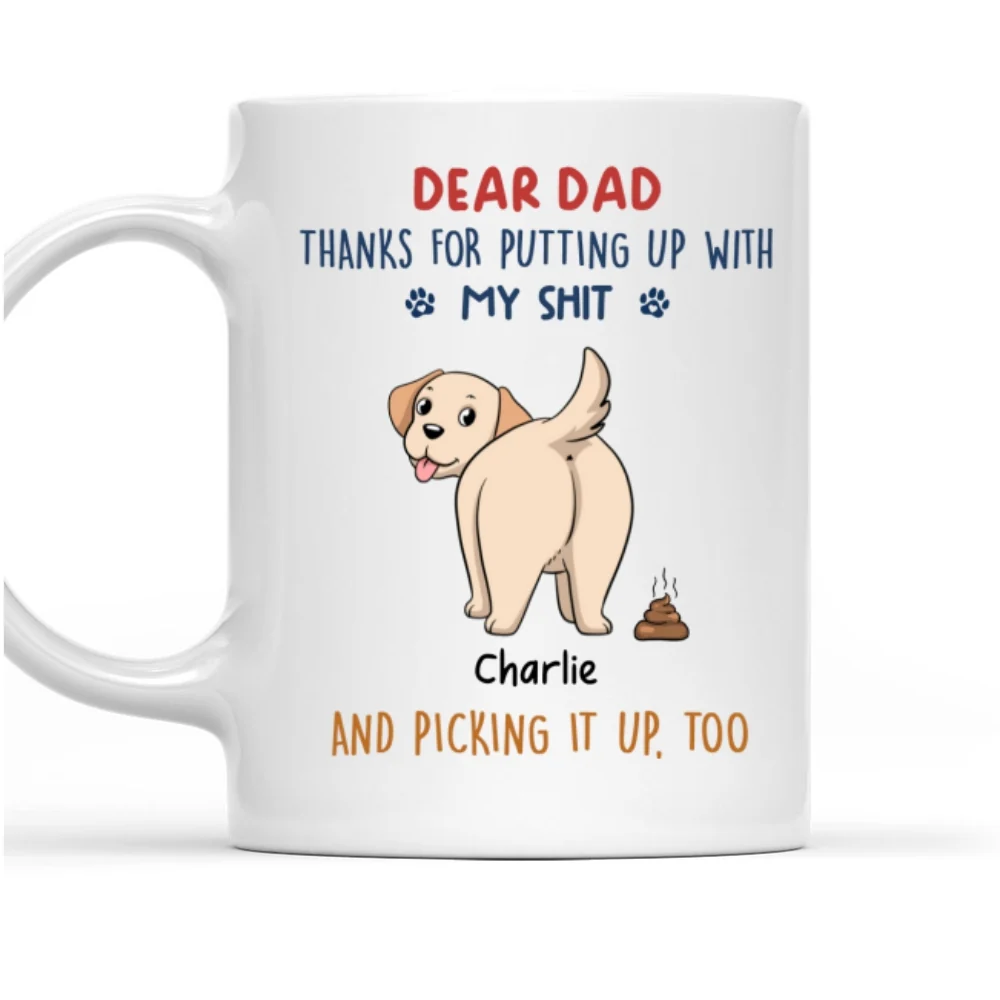 Thanks You For Putting Up - Personalized Custom Coffee Mug - Image 6