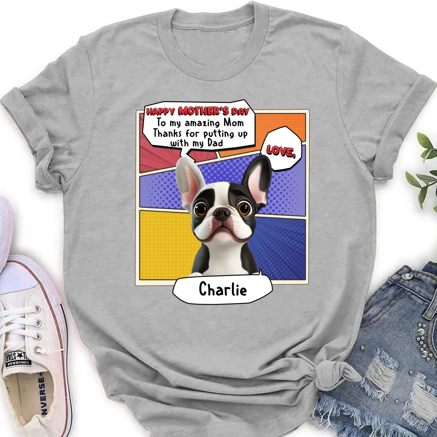Thanks You For Putting Up - Personalized Custom Women's T-Shirt - Image 6