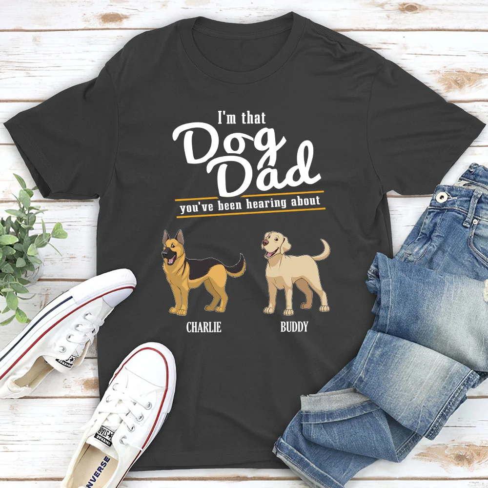 That Dog Dad - Personalized Custom Unisex T-shirt - Image 4