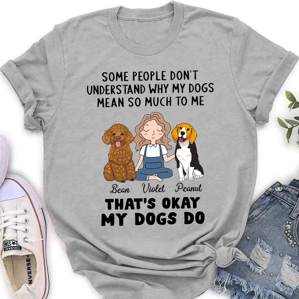 That's Okay - Personalized Custom Women's T-shirt