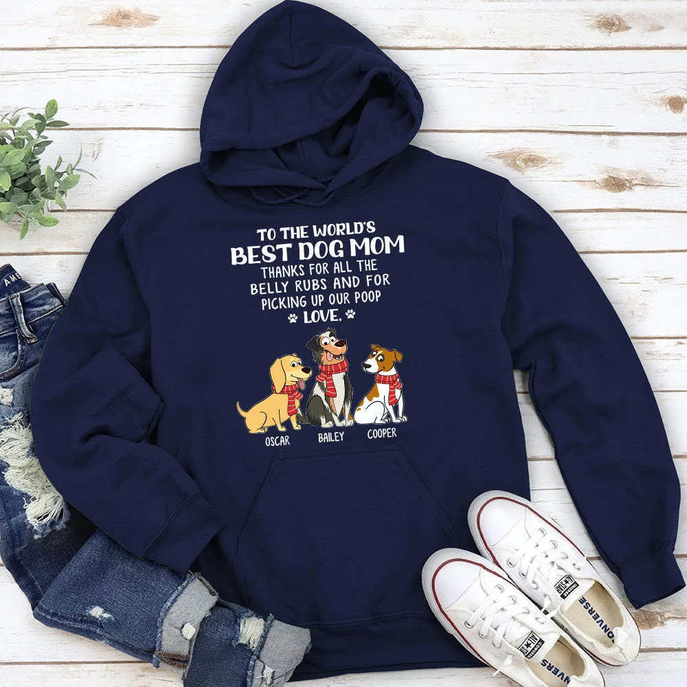 The Belly Rubs - Personalized Custom Hoodie - Image 3
