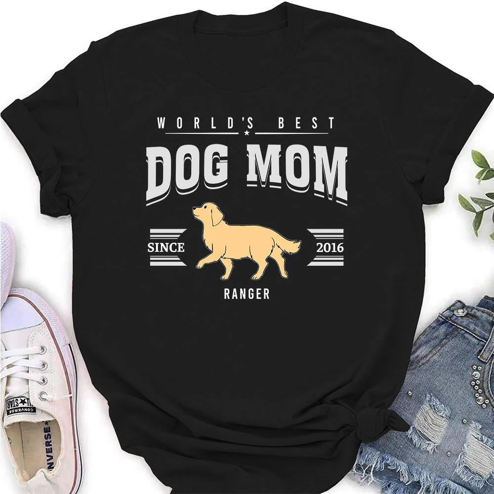 The Best Dad/Mom - Personalized Custom Women's T-shirt