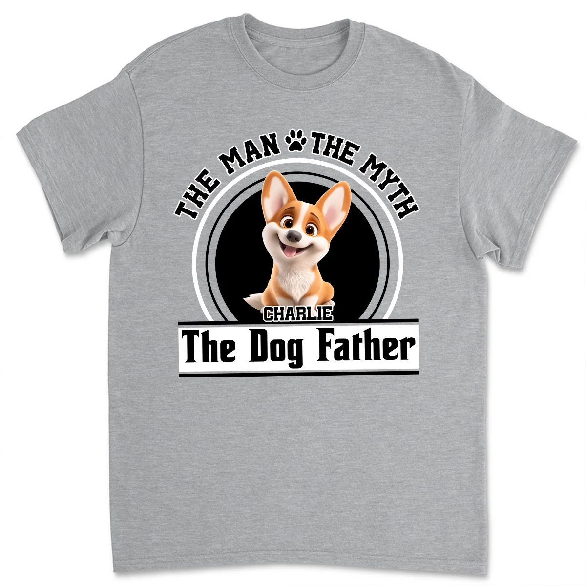 The Dog Father - Personalized Custom Unisex T-Shirt