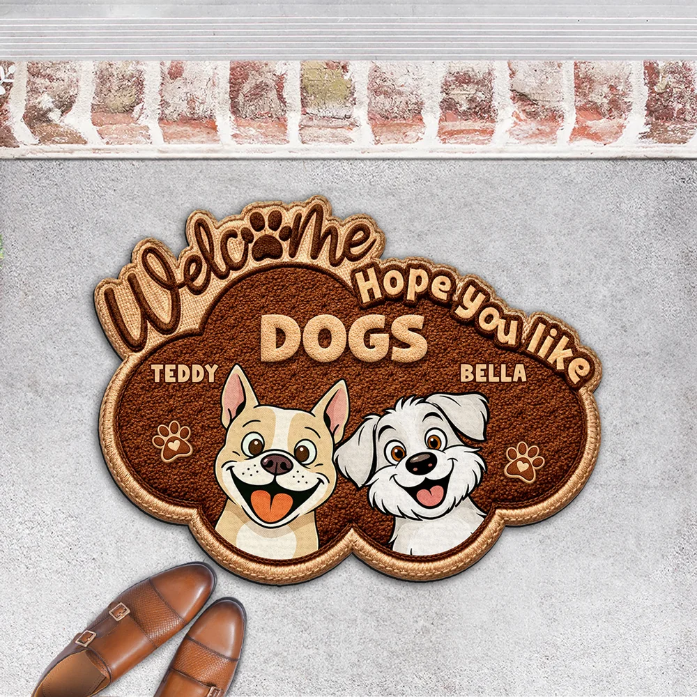 The Dog Runs This House - Personalized Custom Doormat - Image 2