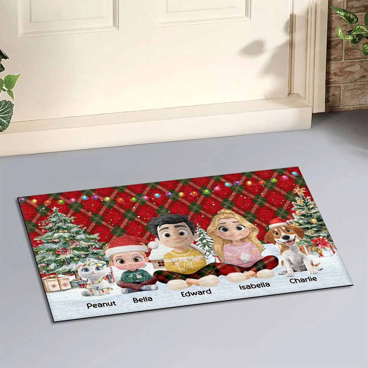 The Home Called Us - Personalized Custom Doormat - Image 6