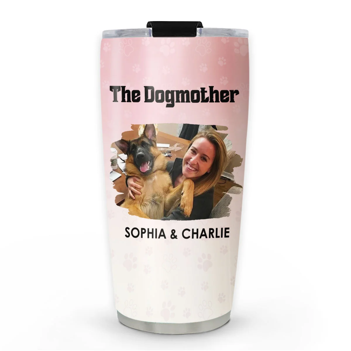 The Lovely Dogmother Photo - Personalized Custom Tumbler