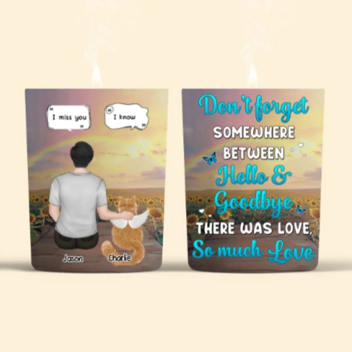 There Was So Much Love - Personalized Custom Candle - Image 7