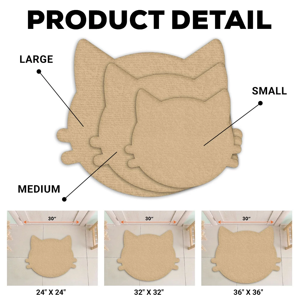 This House Is Run By Pets Photo - Personalized Custom Doormat - Image 7