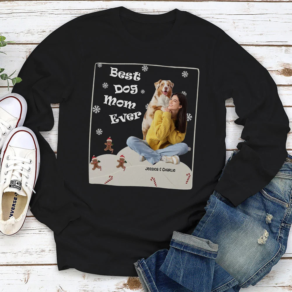 This Is How I Show My Dog Photo - Personalized Custom Long Sleeve T-Shirt