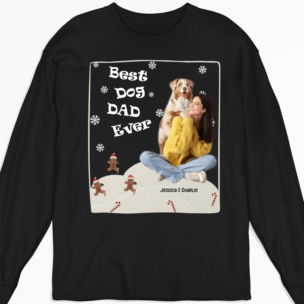 This Is How I Show My Dog Photo - Personalized Custom Long Sleeve T-Shirt - Image 2