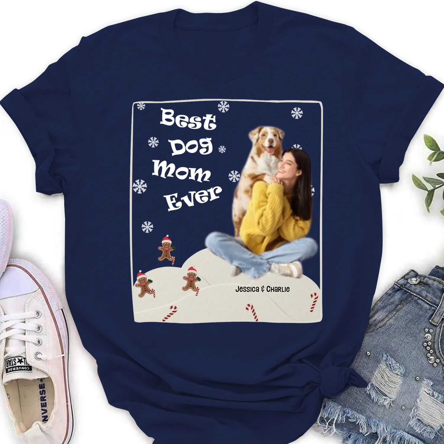 This Is How I Show My Dog Photo - Personalized Custom Women's T-Shirt - Image 3