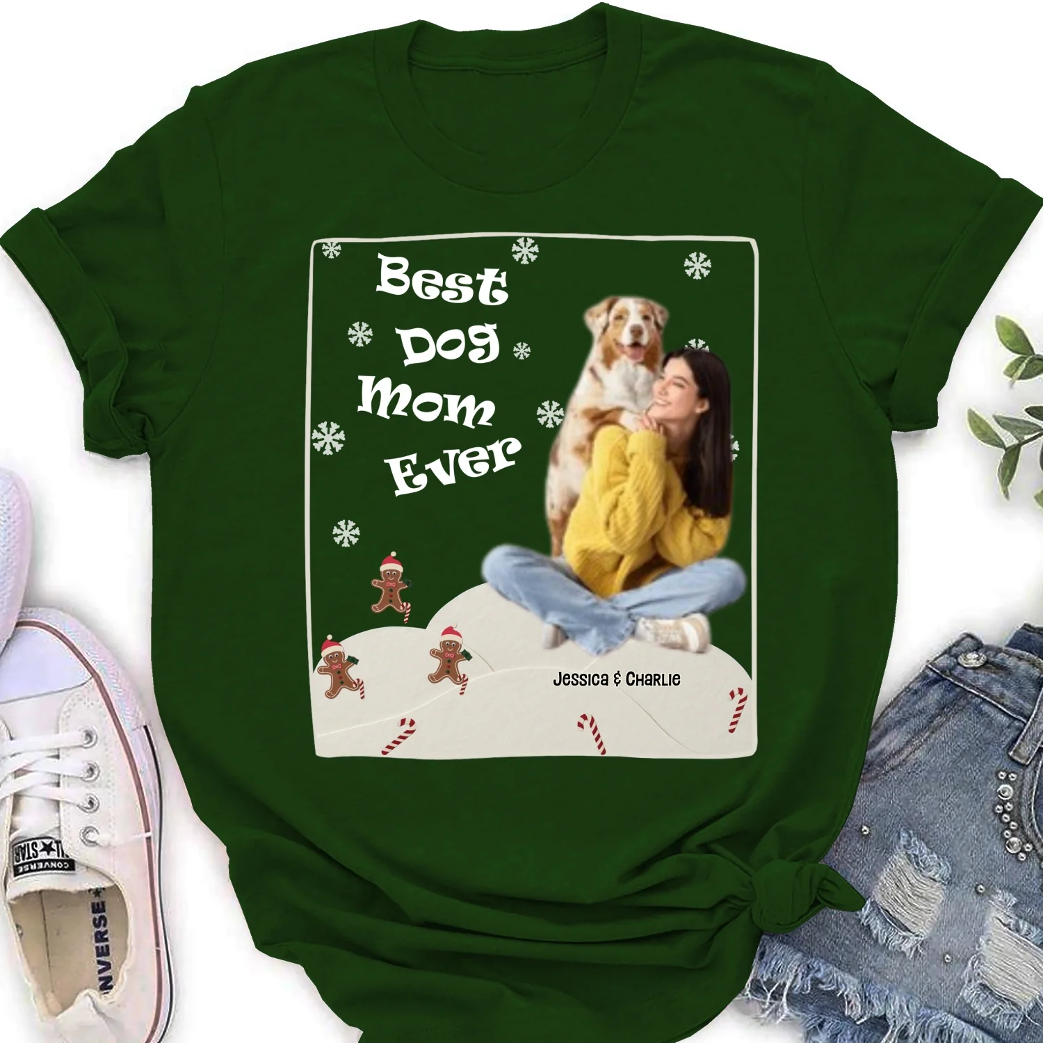 This Is How I Show My Dog Photo - Personalized Custom Women's T-Shirt - Image 4