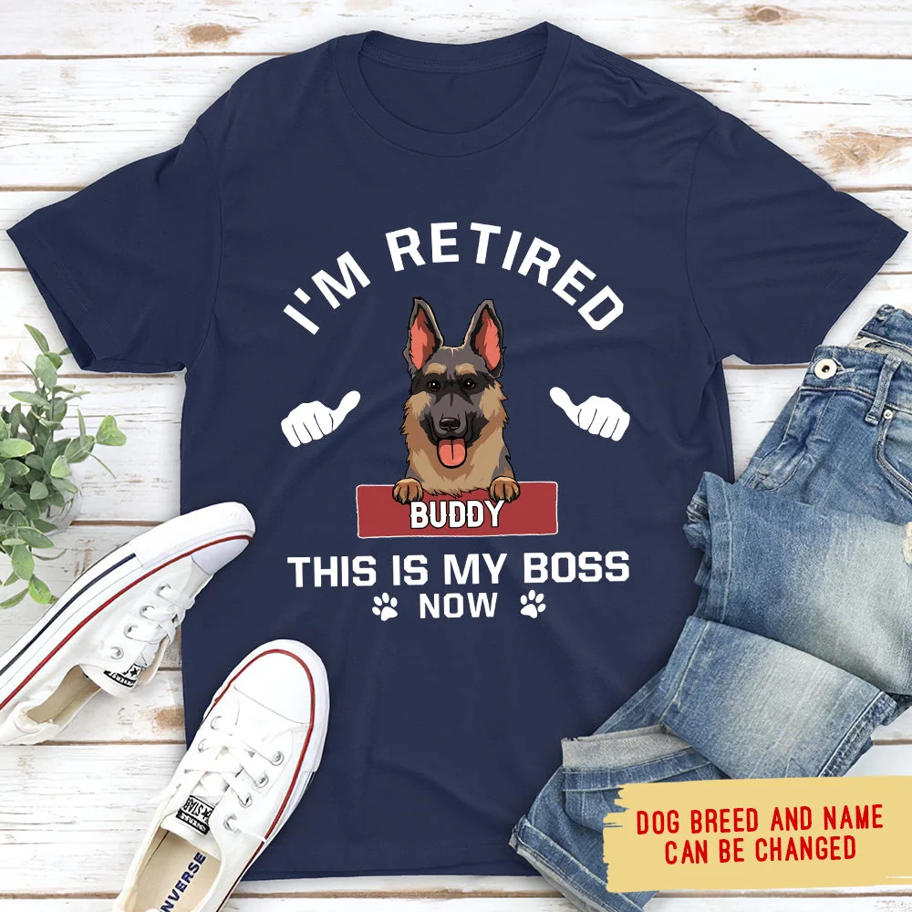 This Is My Boss - Personalized Custom Premium T-shirt - Image 2