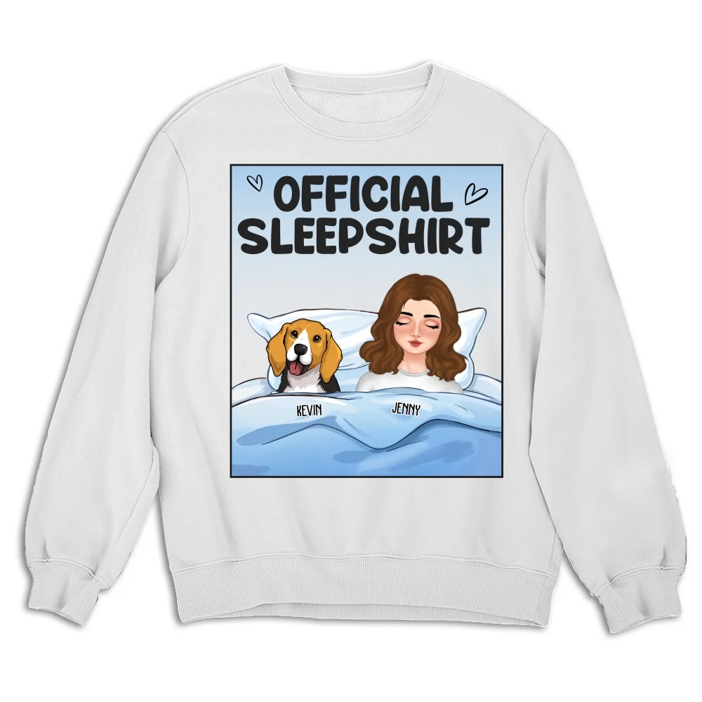 This Is My Sleepshirt - Personalized Custom Sweatshirt - Image 6