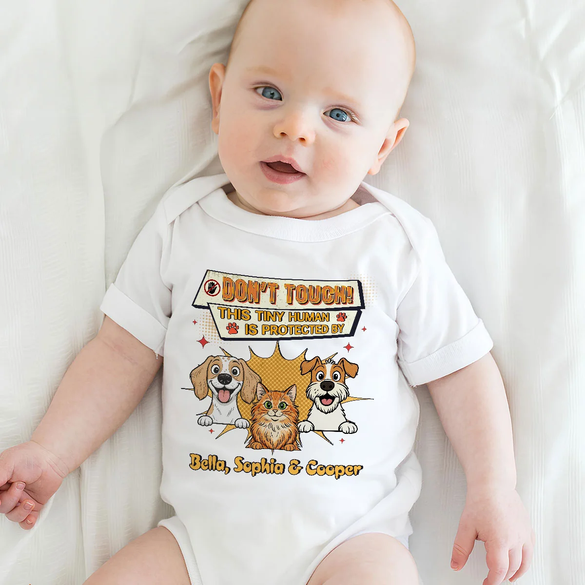 Tiny Human Pet Version - Personalized Custom Baby Onesie - Image 5