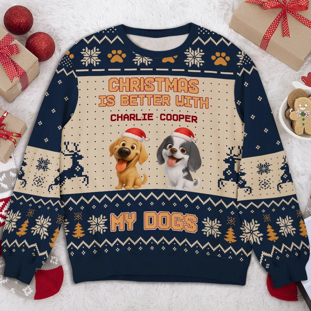 Tit The Season - Personalized Custom All-Over-Print Sweatshirt - Image 2