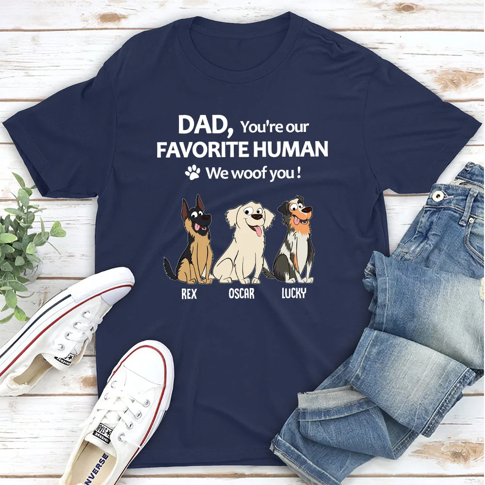 To My Favorite Human 2 - Personalized Custom Unisex T-shirt - Image 4