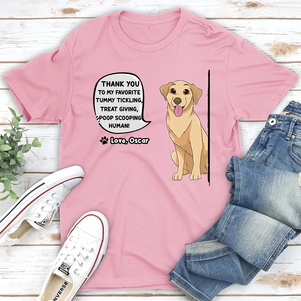 To My Human - Personalized Custom Unisex T-shirt - Image 4