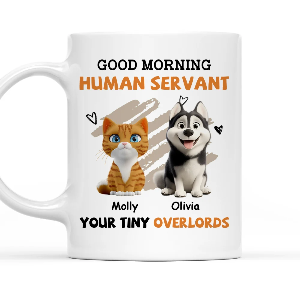 To My Pet Human Servant - Personalized Custom Coffee Mug