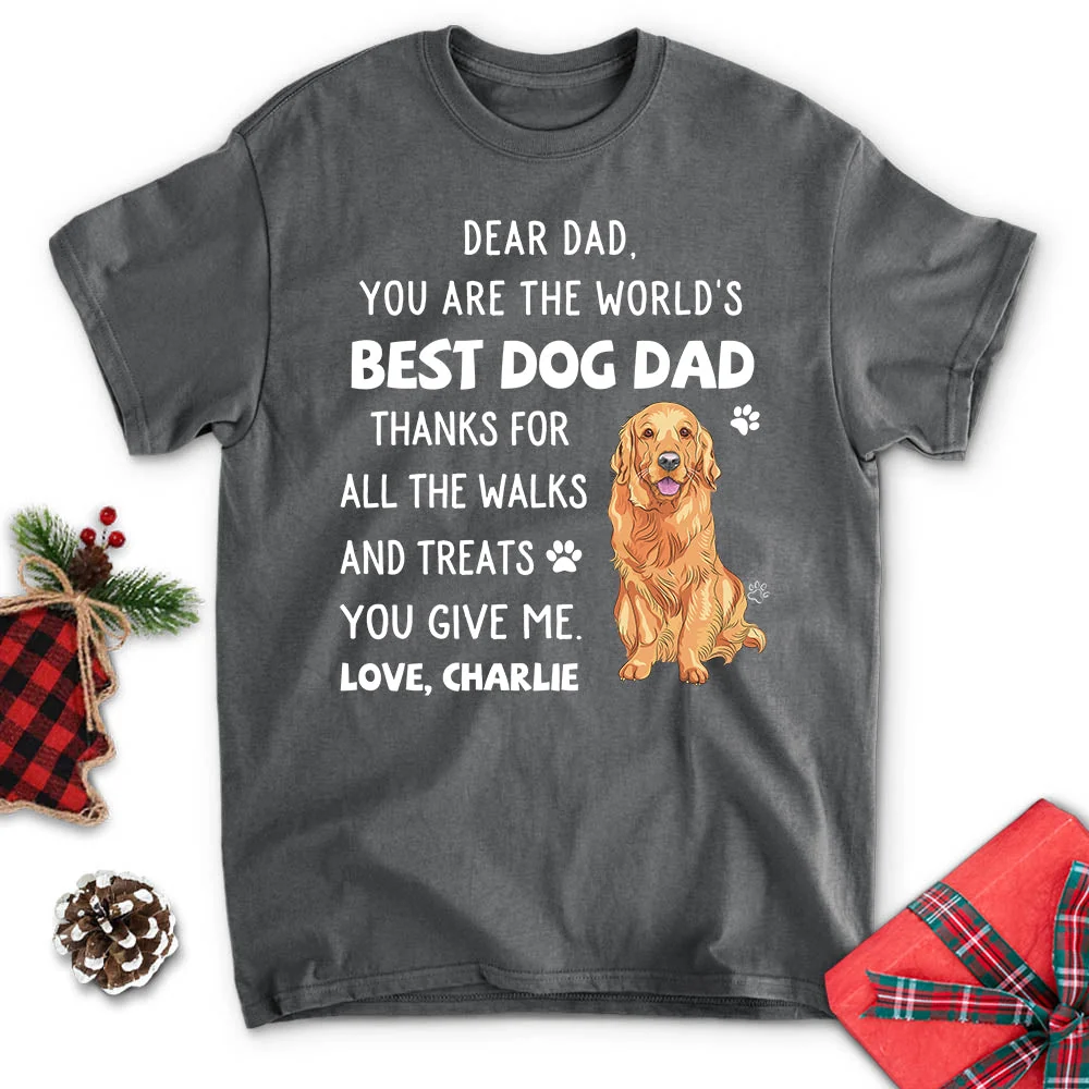 Treats And Walks - Personalized Custom Unisex T-shirt - Image 3