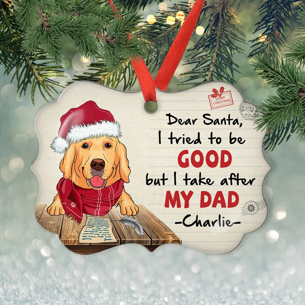 Tried To Be Good - Personalized Custom Aluminum Ornament
