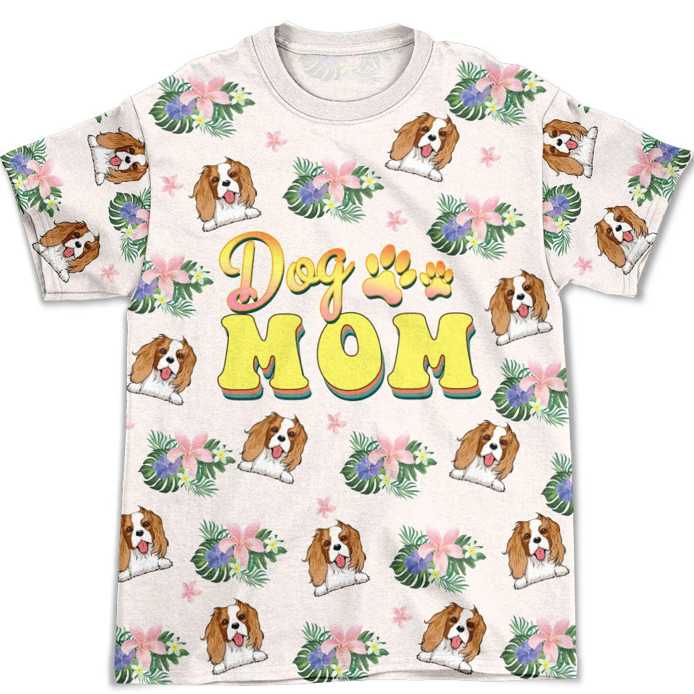 Tropical Summer T-shirt - Personalized Custom All-over-print T-shirt - Image 3