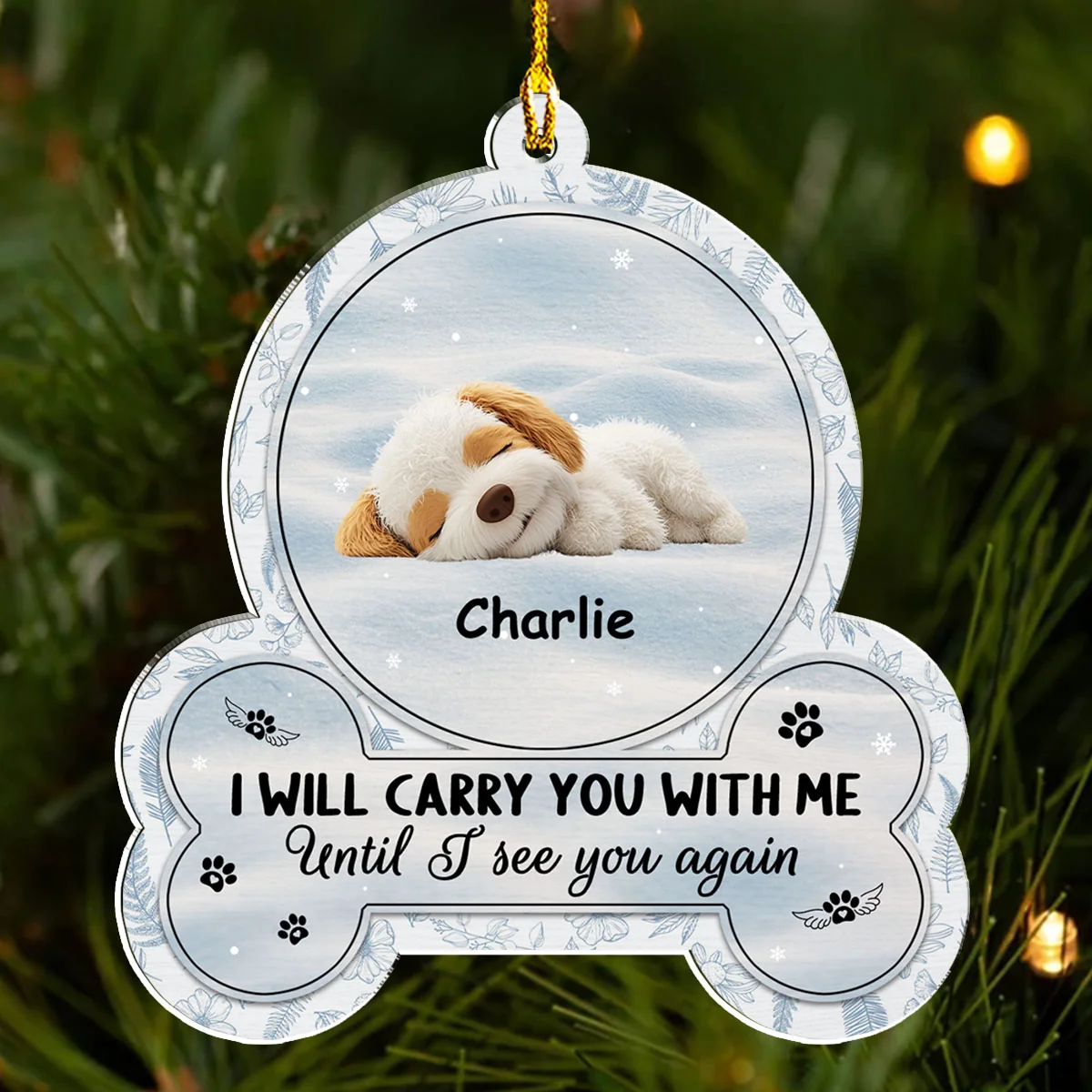 Until I Can See You Again - Personalized Custom Acrylic Ornament - Image 4