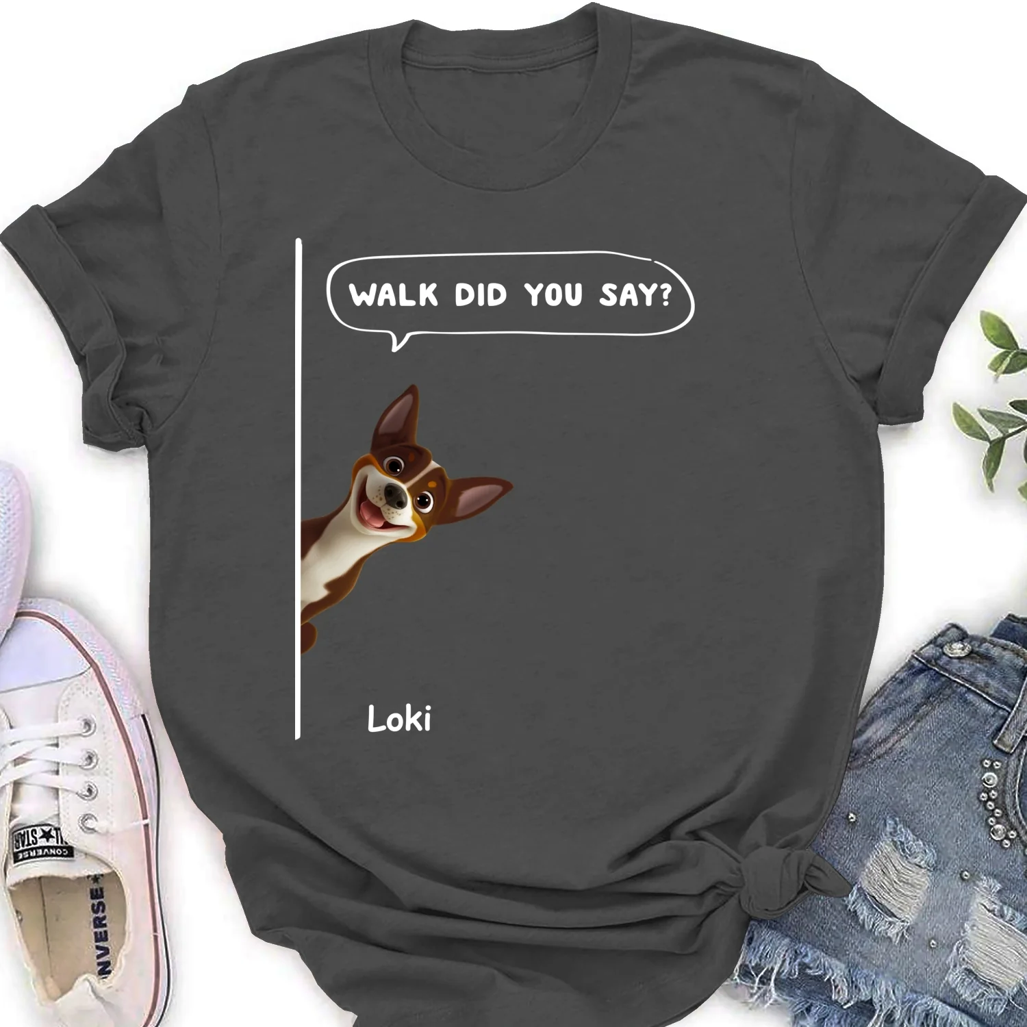 Walk Did You Say - Personalized Custom Women T-Shirt - Image 9
