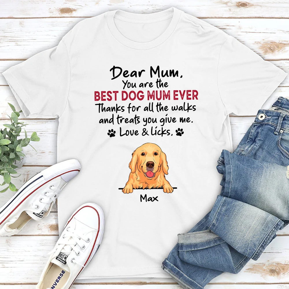 Walks And Treats - Personalized Custom Unisex T-shirt - Image 2