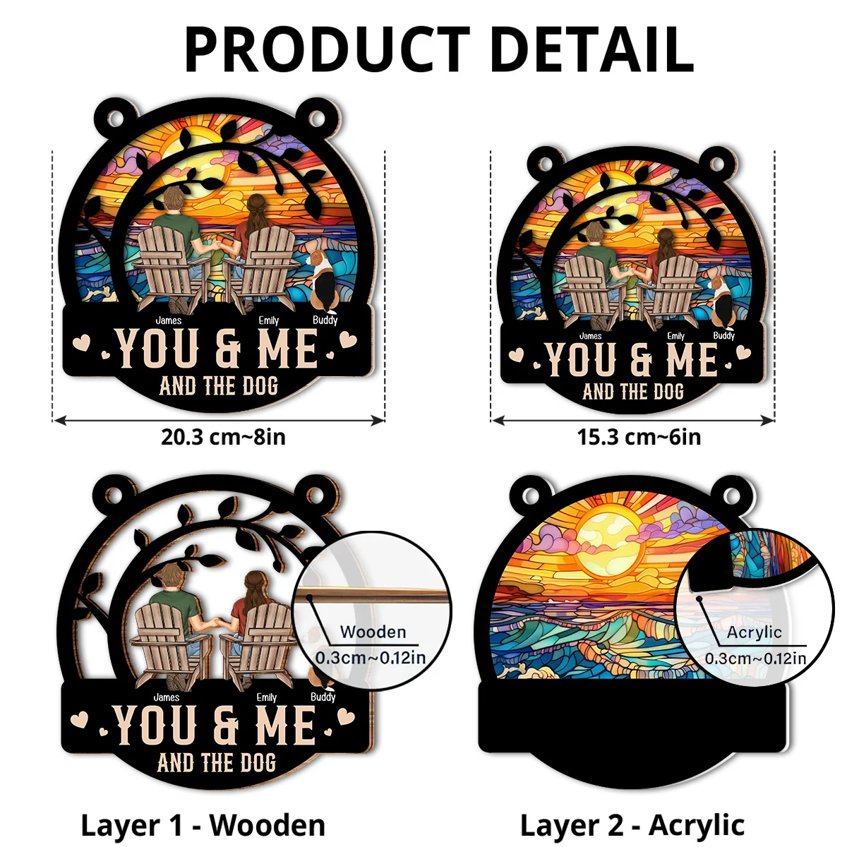 We Got This - Personalized Custom Suncatcher - Image 4