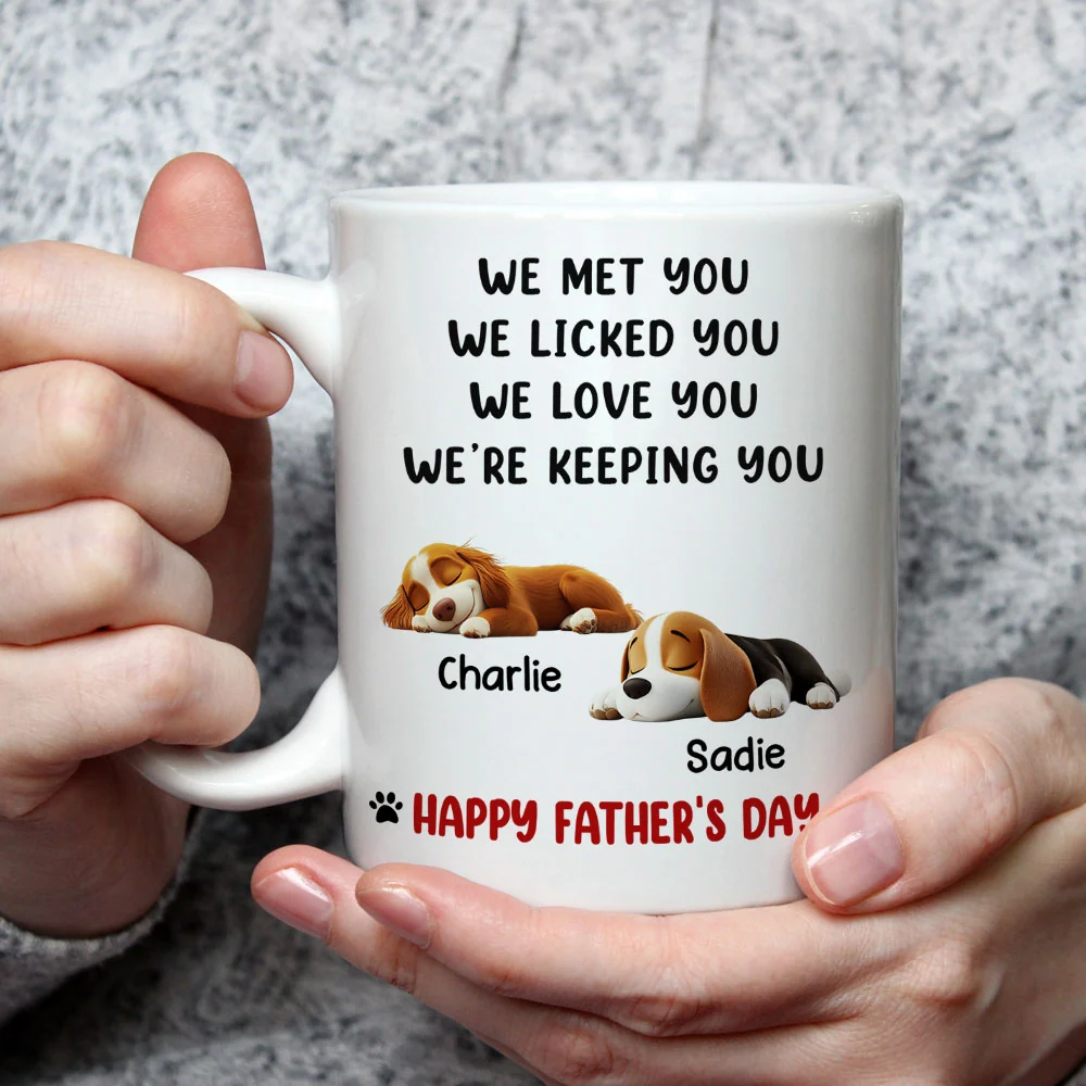 We Licked And Love You - Personalized Custom Coffee Mug - Image 3