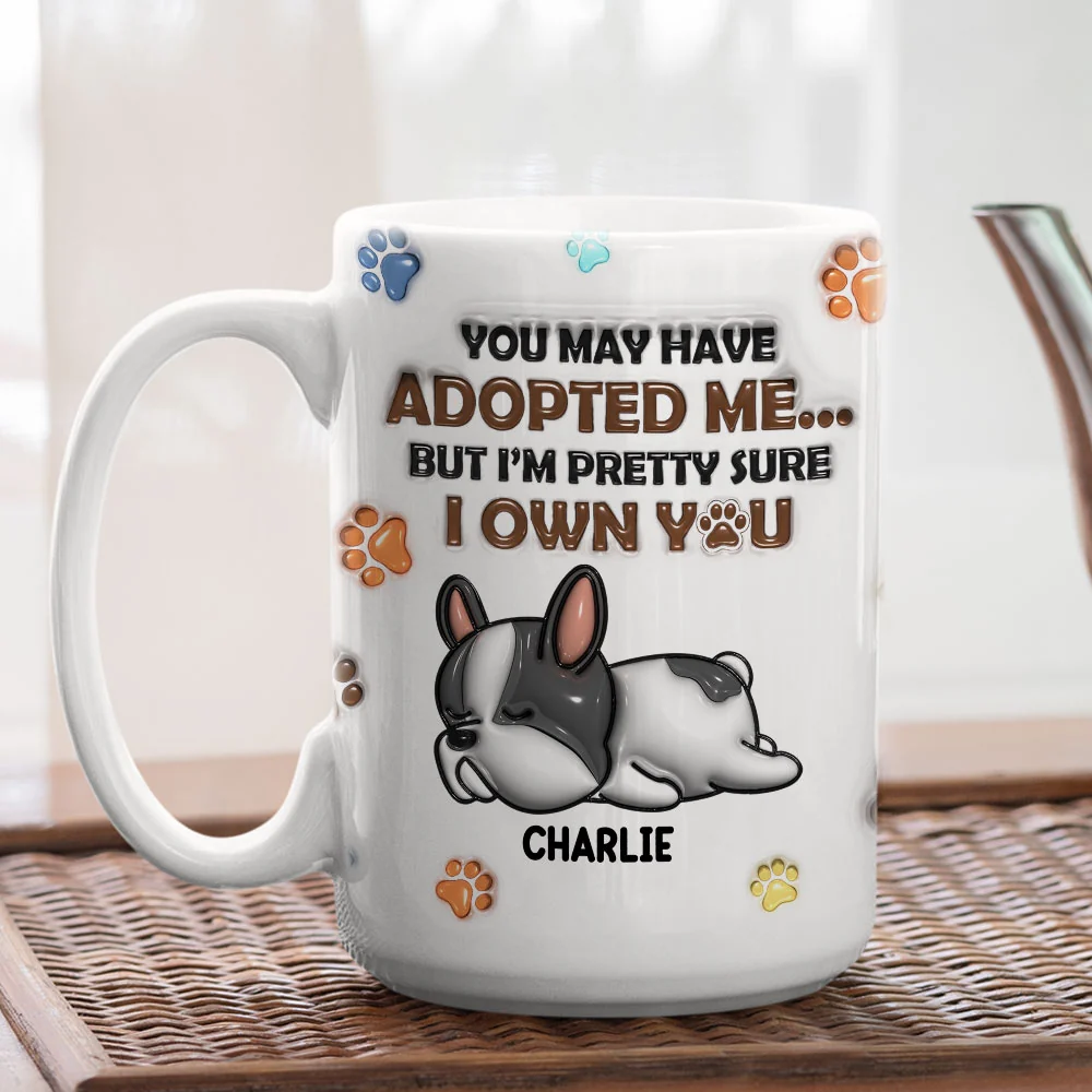 We Own You - Personalized Custom 3D Inflated Effect Mug - Image 4