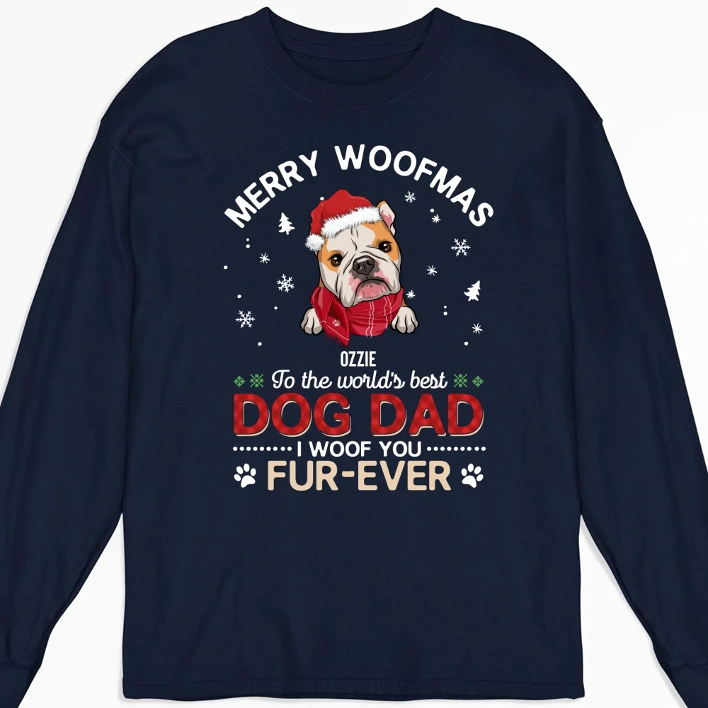 We Woof You - Personalized Custom Long Sleeve T-shirt - Image 6