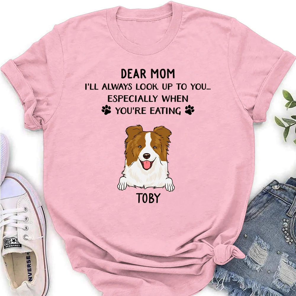 We'll Always Look Up To You - Personalized Custom Women's T-shirt - Image 4
