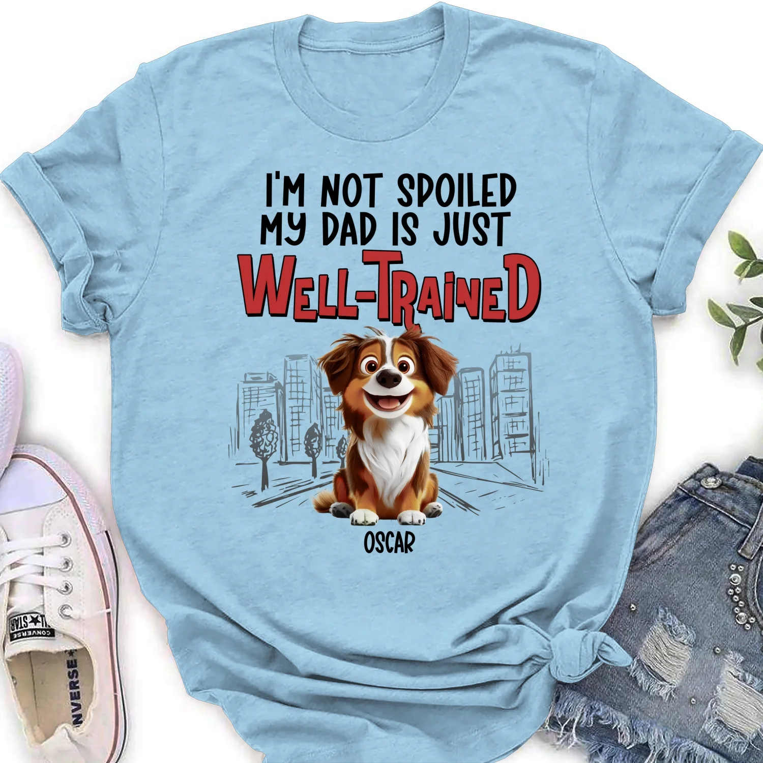 Well Trained Cartoon - Personalized Custom Women's T-Shirt - Image 9